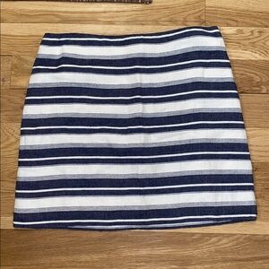 Loft striped skirt size 10